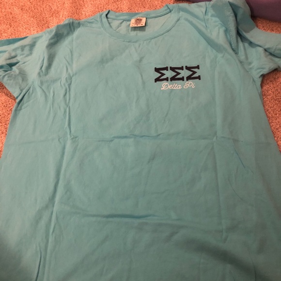 Comfort Colors Tops - Tri sigma blue comfort colors tank top Comfort Colors Tops - Tri sigma blue comfort colors tank top